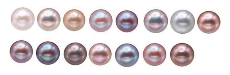 El color y la forma de las perlas